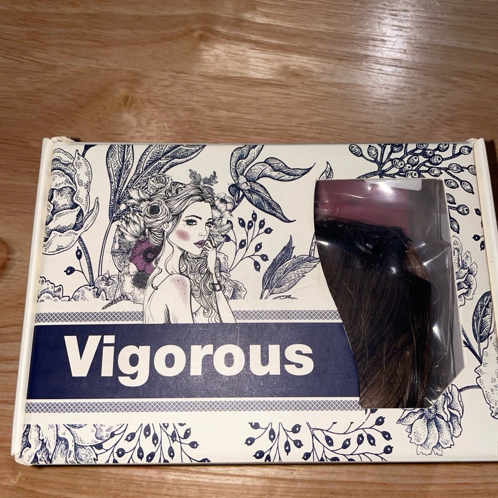 Vigorous Beauty Clip-In Hair Extensions - Dark Brown